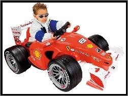 Ferrari, Samoch�d, Okulary, Dziecko, Zabawka